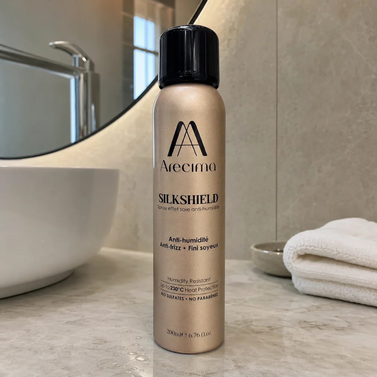 Silk Shield — Spray Anti-Humidité & Anti-Frisottis Thermoprotecteur