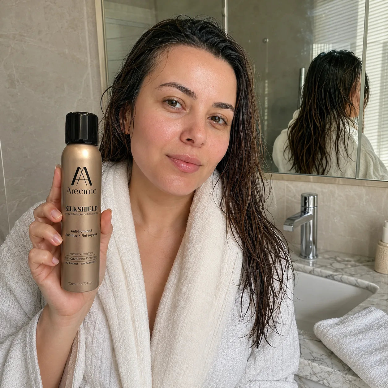 Silk Shield — Spray Anti-Humidité & Anti-Frisottis Thermoprotecteur